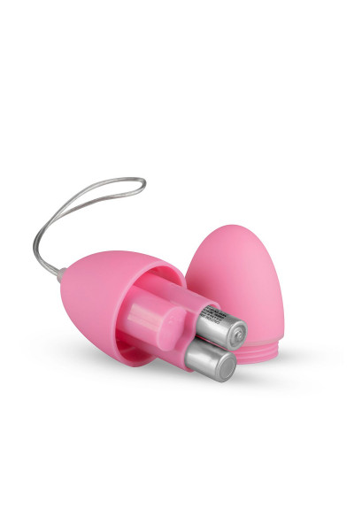 Розовое виброяйцо Vibrating Egg с пультом ДУ Розовое виброяйцо Vibrating Egg с пультом ДУ