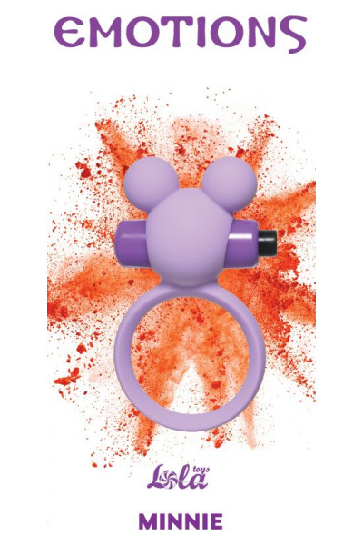 Сиреневое эрекционное виброколечко Emotions Minnie Сиреневое эрекционное виброколечко Emotions Minnie