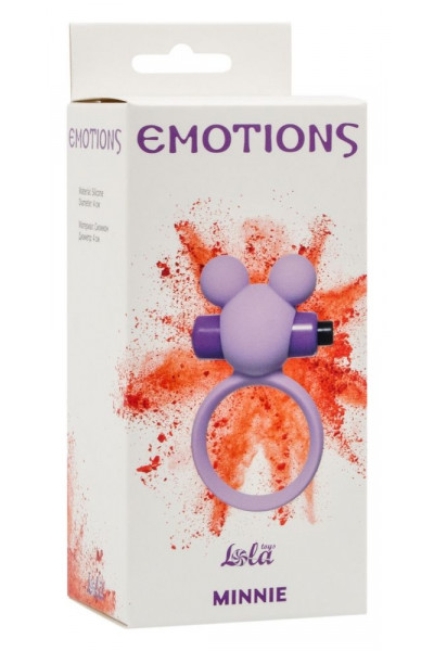 Сиреневое эрекционное виброколечко Emotions Minnie Сиреневое эрекционное виброколечко Emotions Minnie