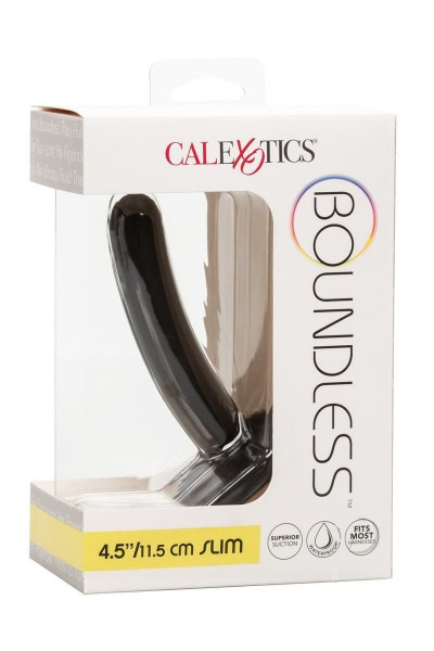 Черный анальный стимулятор Boundless 4.5” Slim Probe - 11,5 см. Черный анальный стимулятор Boundless 4.5” Slim Probe - 11,5 см.