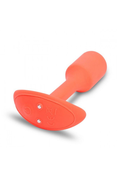 Оранжевая вибропробка для ношения B-vibe Snug Plug 1 - 10 см. Оранжевая вибропробка для ношения B-vibe Snug Plug 1 - 10 см.
