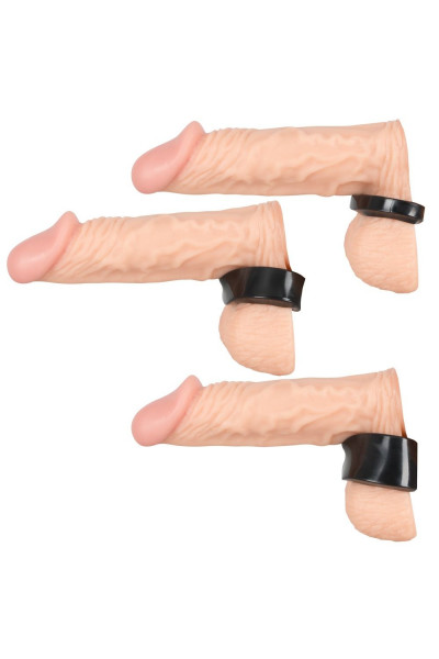 Набор из 3 колец для утяжки мошонки Rebel Ball Stretching Kit Набор из 3 колец для утяжки мошонки Rebel Ball Stretching Kit