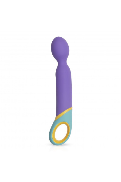 Фиолетовый вибромассажер Base Wand Vibrator - 24 см. Фиолетовый вибромассажер Base Wand Vibrator - 24 см.