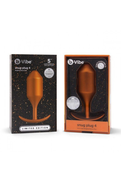 Пробка для ношения цветы бронзы B-vibe Snug Plug 4 - 14 см. Пробка для ношения цветы бронзы B-vibe Snug Plug 4 - 14 см.