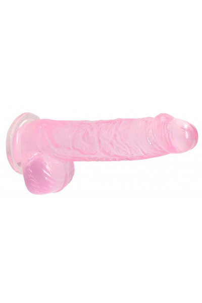 Розовый фаллоимитатор Realrock Crystal Clear 6 inch - 17 см. Розовый фаллоимитатор Realrock Crystal Clear 6 inch - 17 см.