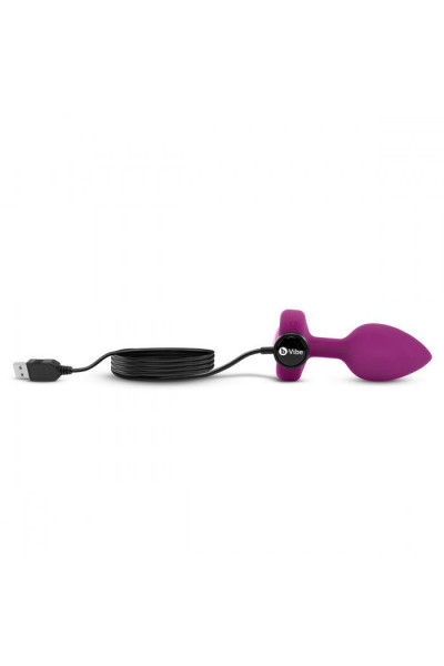 Ярко-розовая анальная вибровтулка с кристаллом Vibrating Jewel Plug S/M - 10 см. Ярко-розовая анальная вибровтулка с кристаллом Vibrating Jewel Plug S/M - 10 см.