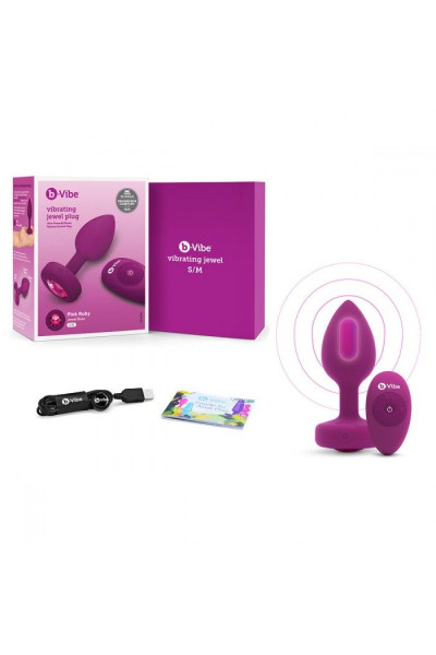 Ярко-розовая анальная вибровтулка с кристаллом Vibrating Jewel Plug S/M - 10 см. Ярко-розовая анальная вибровтулка с кристаллом Vibrating Jewel Plug S/M - 10 см.