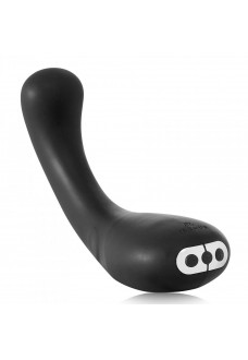 Черный гнущийся вибратор G-Kii G-Spot Clitoral Vibrator - 23 см.