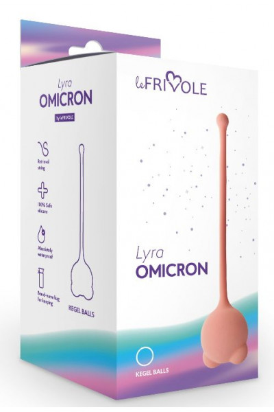 Персиковый вагинальный шарик Omicron Персиковый вагинальный шарик Omicron