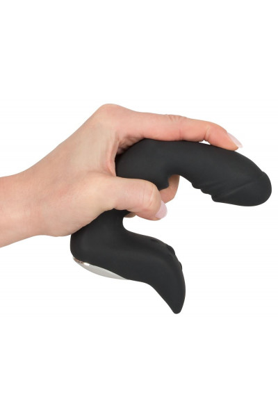 Черный перезаряжаемый вибростимулятор простаты Rechargeable Prostate Stimulator Черный перезаряжаемый вибростимулятор простаты Rechargeable Prostate Stimulator