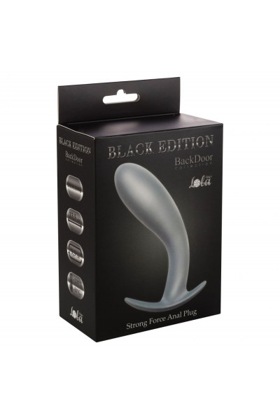 Серая анальная пробка Strong Force Anal Plug - 13,5 см. Серая анальная пробка Strong Force Anal Plug - 13,5 см.