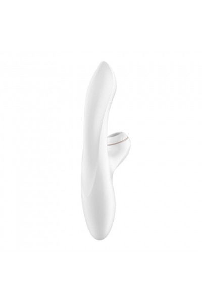 Вибромассажер с вакуумно-волновой клиторальной стимуляцией Satisfyer Pro + G-Spot - 22 см. Вибромассажер с вакуумно-волновой клиторальной стимуляцией Satisfyer Pro + G-Spot - 22 см.