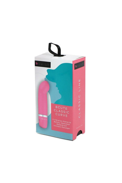 Розовый мини-вибратор Bcute Classic Curve - 10 см. Розовый мини-вибратор Bcute Classic Curve - 10 см.