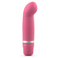 Розовый мини-вибратор Bcute Classic Curve - 10 см.