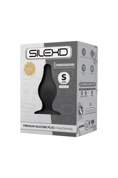 Черная малая анальная пробка SileXD - 7,2 см. Черная малая анальная пробка SileXD - 7,2 см.