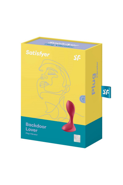 Красный вибромассажёр простаты Satisfyer Backdoor Lover - 14 см. Красный вибромассажёр простаты Satisfyer Backdoor Lover - 14 см.
