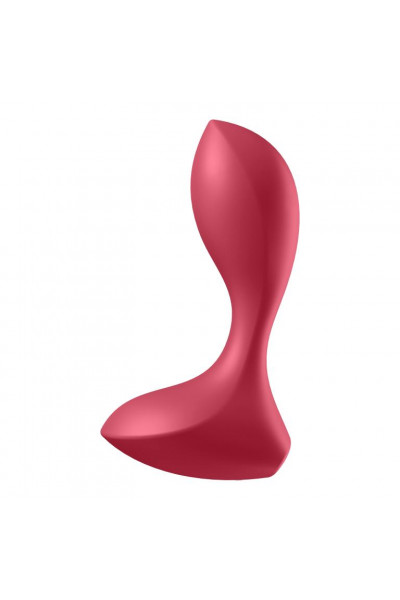 Красный вибромассажёр простаты Satisfyer Backdoor Lover - 14 см. Красный вибромассажёр простаты Satisfyer Backdoor Lover - 14 см.