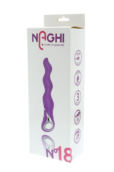 Фиолетовый изогнутый вибратор NAGHI NO.18 RECHARGEABLE 3 MOTOR VIBE - 15 см. Фиолетовый изогнутый вибратор NAGHI NO.18 RECHARGEABLE 3 MOTOR VIBE - 15 см.