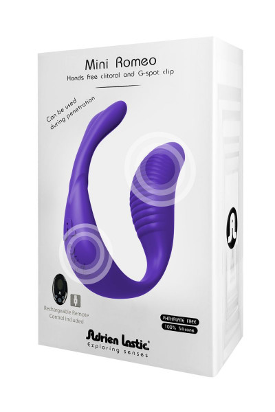Вибростимулятор для пар Adrien Lastic Mini Romeo с пультом ДУ Вибростимулятор для пар Adrien Lastic Mini Romeo с пультом ДУ