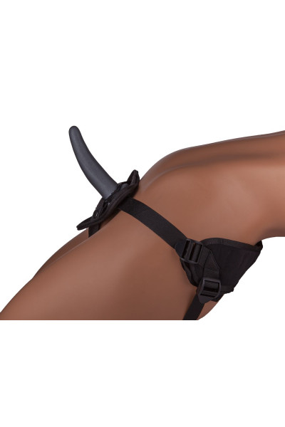 Страпон-унисекс с двумя насадками UNI strap 7 Harness - 19 и 12 см. Страпон-унисекс с двумя насадками UNI strap 7 Harness - 19 и 12 см.