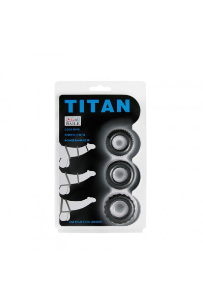 Набор Titan из 3 эрекционных колец, имитирующих автомобильные шины Набор Titan из 3 эрекционных колец, имитирующих автомобильные шины