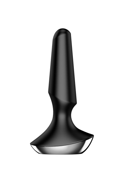 Черная анальная пробка с вибрацией Satisfyer Plug-ilicious 2 - 14 см. Черная анальная пробка с вибрацией Satisfyer Plug-ilicious 2 - 14 см.