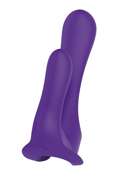 Фиолетовый вибромассажер-насадка N 34 RECHARGEABLE COUPLES VIBE Фиолетовый вибромассажер-насадка N 34 RECHARGEABLE COUPLES VIBE