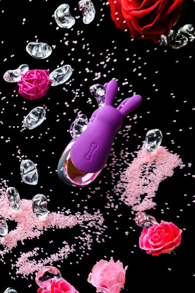 Фиолетовый стимулятор эрогенных зон Eromantica BUNNY - 12,5 см. Фиолетовый стимулятор эрогенных зон Eromantica BUNNY - 12,5 см.