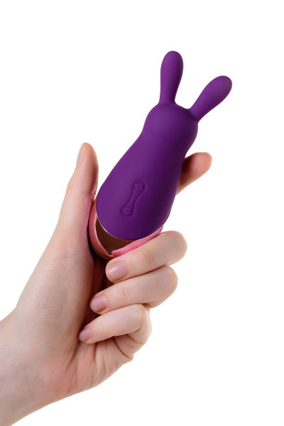 Фиолетовый стимулятор эрогенных зон Eromantica BUNNY - 12,5 см. Фиолетовый стимулятор эрогенных зон Eromantica BUNNY - 12,5 см.