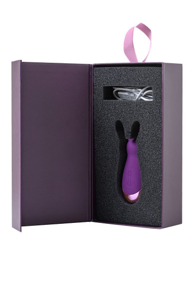 Фиолетовый стимулятор эрогенных зон Eromantica BUNNY - 12,5 см. Фиолетовый стимулятор эрогенных зон Eromantica BUNNY - 12,5 см.