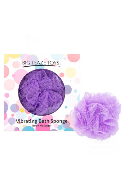 Фиолетовая губка для ванны с вибропулей Vibrating Bath Sponge Фиолетовая губка для ванны с вибропулей Vibrating Bath Sponge