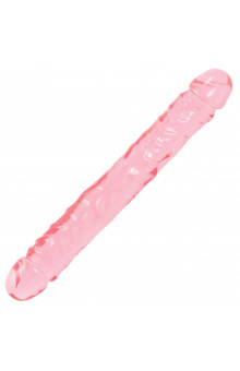 Двухсторонний гелевый фаллоимитатор Crystal Jellies 12 Jr. Double Dong - 30,5 см.