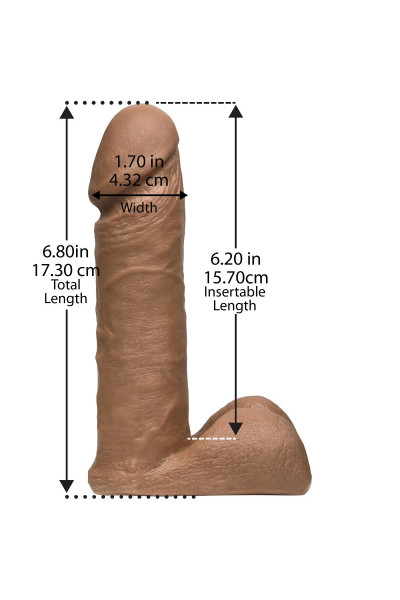 Насадка-мулат для трусиков Vac-U-Lock 6 ULTRASKYN Cock - 17,3 см. Насадка-мулат для трусиков Vac-U-Lock 6 ULTRASKYN Cock - 17,3 см.