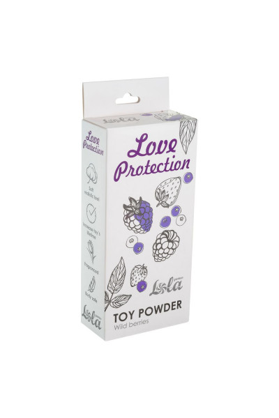 Пудра для игрушек Love Protection с ароматом лесных ягод - 30 гр. Пудра для игрушек Love Protection с ароматом лесных ягод - 30 гр.