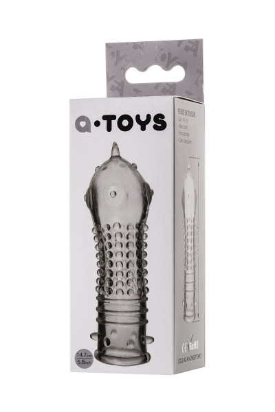 Прозрачная закрытая насадка на пенис TOYFA A-Toys - 14,7 см. Прозрачная закрытая насадка на пенис TOYFA A-Toys - 14,7 см.