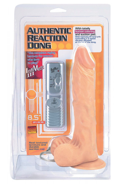 Реалистичный вибратор на присоске AUTHENTIC REACTION DONG 8,5 FLESH DONG - 21,5 см. Реалистичный вибратор на присоске AUTHENTIC REACTION DONG 8,5 FLESH DONG - 21,5 см.