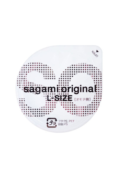 Презервативы Sagami Original 0.02 L-size увеличенного размера - 10 шт. Презервативы Sagami Original 0.02 L-size увеличенного размера - 10 шт.