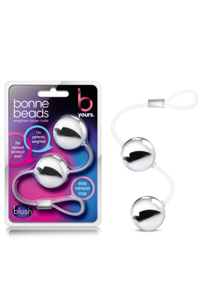Серебристые вагинальные шарики B Yours Bonne Beads Серебристые вагинальные шарики B Yours Bonne Beads