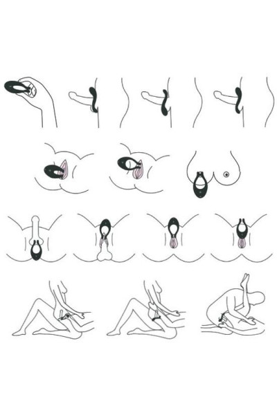 Чёрный многофункциональный стимулятор для пар Satisfyer Endless Joy Чёрный многофункциональный стимулятор для пар Satisfyer Endless Joy