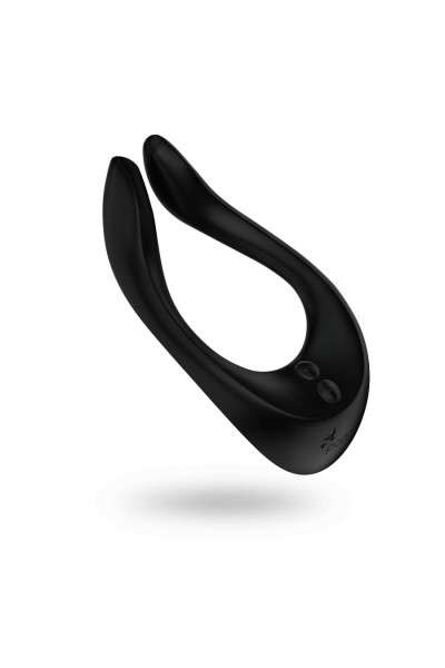 Чёрный многофункциональный стимулятор для пар Satisfyer Endless Joy Чёрный многофункциональный стимулятор для пар Satisfyer Endless Joy