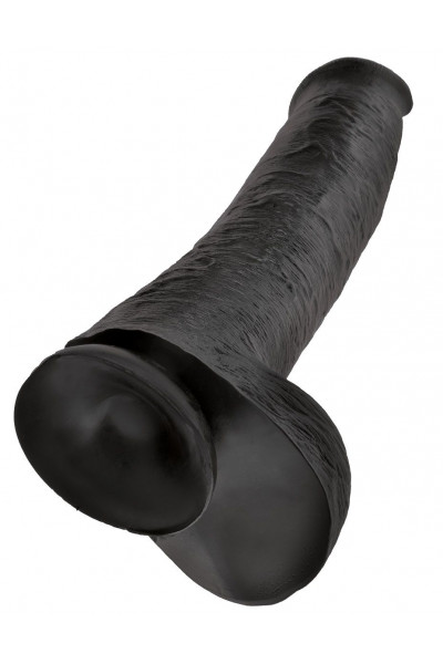 Чёрный фаллоимитатор-гигант 15 Cock with Balls - 40,6 см. Чёрный фаллоимитатор-гигант 15 Cock with Balls - 40,6 см.