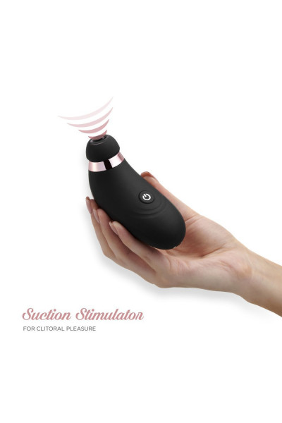 Черный вакуумный стимулятор So Divine Irresistible Clitoral Suction Черный вакуумный стимулятор So Divine Irresistible Clitoral Suction