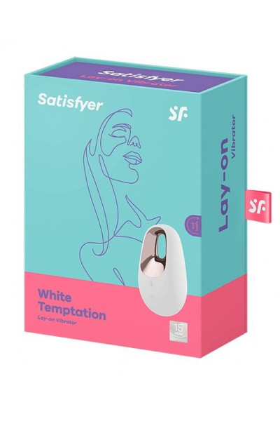 Белый вибромассажер Satisfyer White Temptation Белый вибромассажер Satisfyer White Temptation