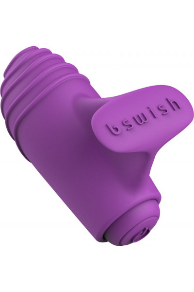 Фиолетовый вибростимулятор на пальчик Bteased Basic Finger Vibrator Фиолетовый вибростимулятор на пальчик Bteased Basic Finger Vibrator