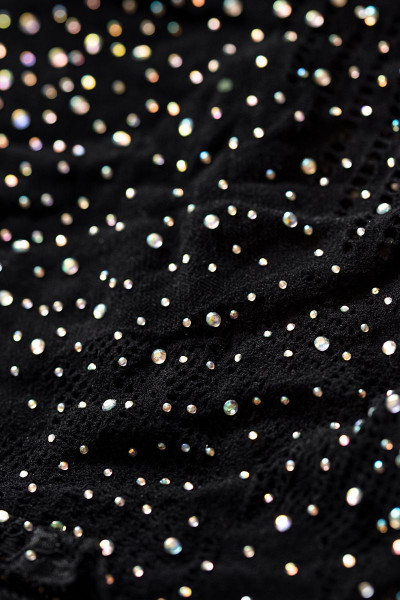 Бесшовное эластичное боди Glitter со стразами Бесшовное эластичное боди Glitter со стразами