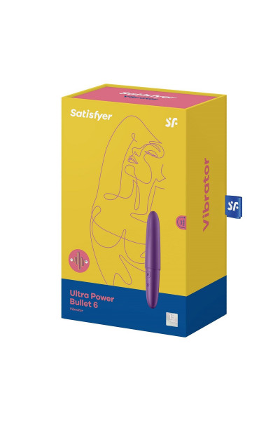 Фиолетовый мини-вибратор Ultra Power Bullet 6 Фиолетовый мини-вибратор Ultra Power Bullet 6