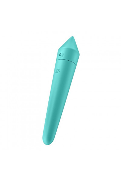 Бирюзовый мини-вибратор Ultra Power Bullet 8 Бирюзовый мини-вибратор Ultra Power Bullet 8