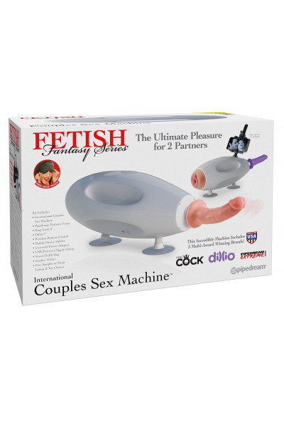Вибромассажер для пар с пультом ДУ International Couples Sex Machine Вибромассажер для пар с пультом ДУ International Couples Sex Machine