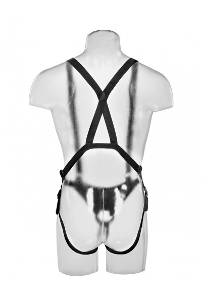 Страпон-система с телесной насадкой 11 Hollow Strap-On Suspender System - 28 см. Страпон-система с телесной насадкой 11 Hollow Strap-On Suspender System - 28 см.