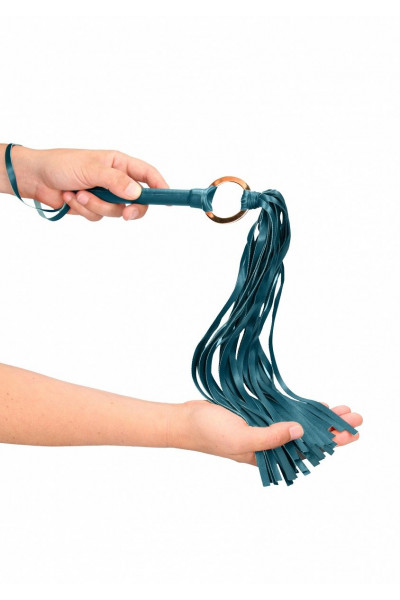 Зеленый хлыст Flogger - 70 см. Зеленый хлыст Flogger - 70 см.